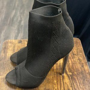 Green Peep Toe Heels